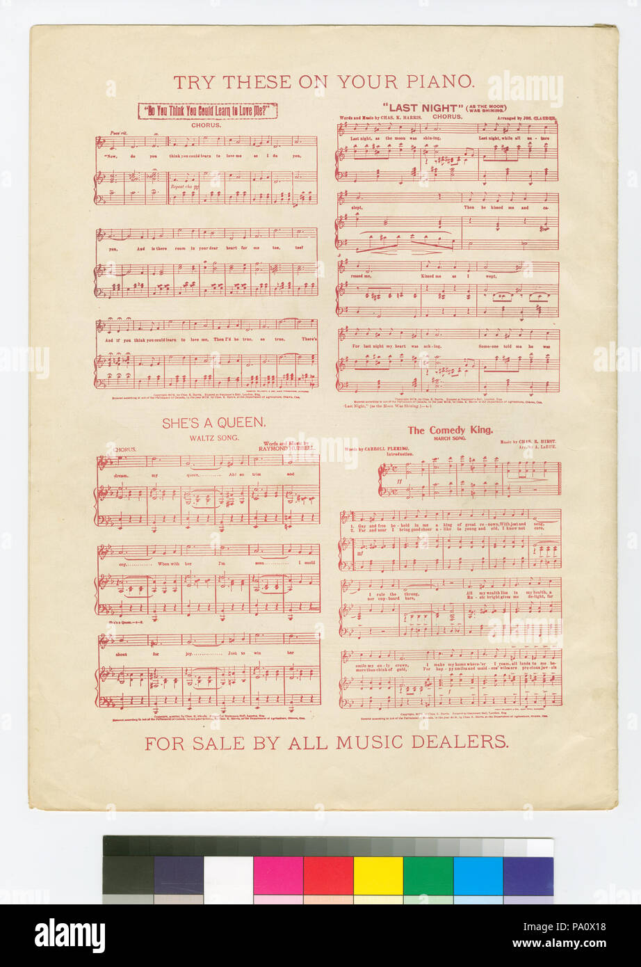 661 per il vecchio tempo dell'amore (NYPL ADE-609392-1822937) Foto Stock