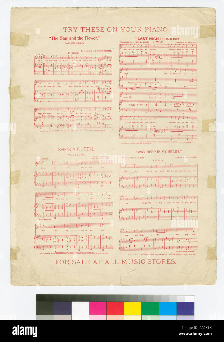 661 per il vecchio tempo dell'amore (NYPL ADE-609393-1822944) Foto Stock