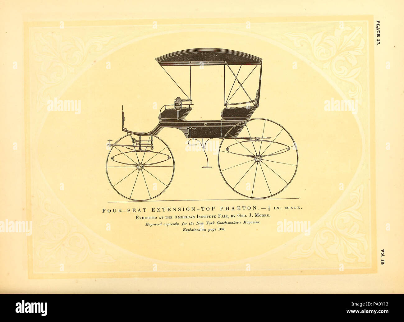 665 quattro-sede estensione phaeton superiore Foto Stock