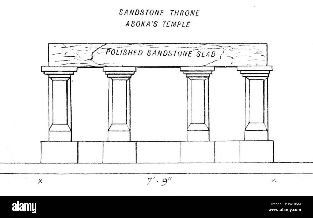 680 vista frontale del trono di Diamante Foto Stock