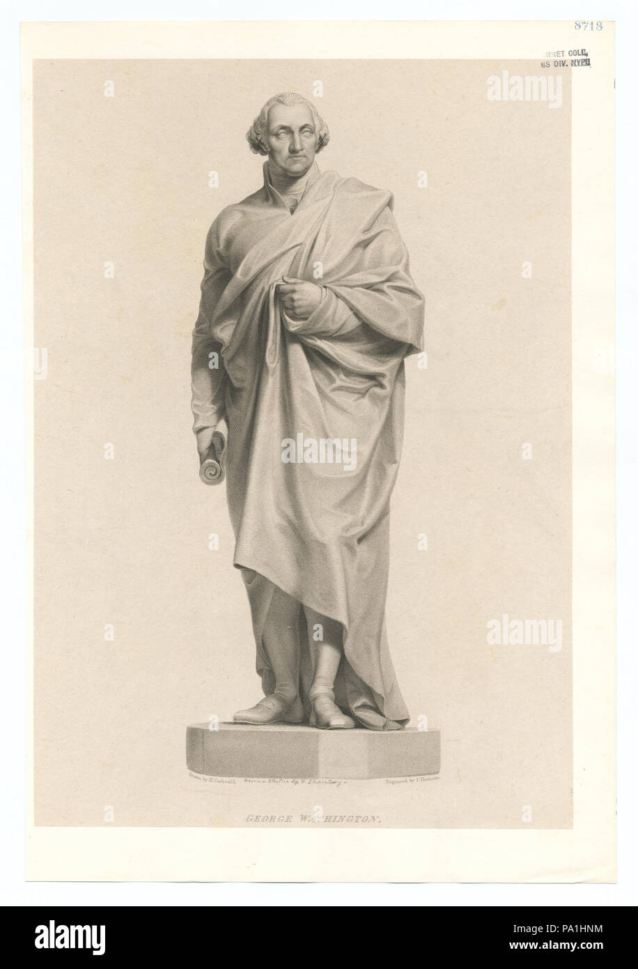 706 George Washington (NYPL b12610211-422539) Foto Stock