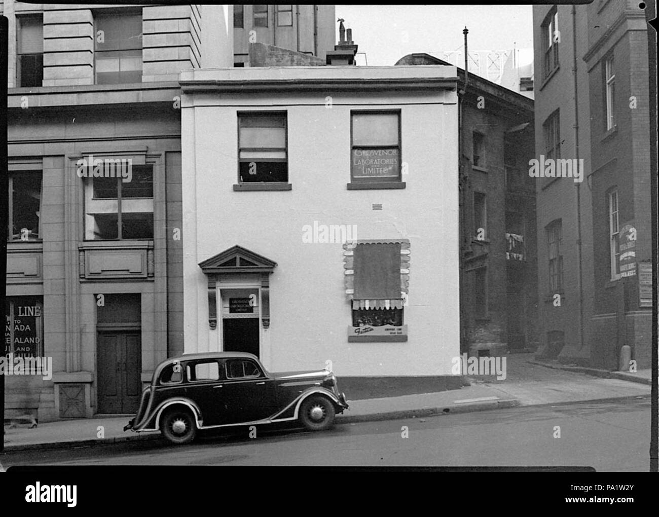 252 27869 SLNSW edificio in Grosvenor Street prese per il signor Teasdale Smith Foto Stock
