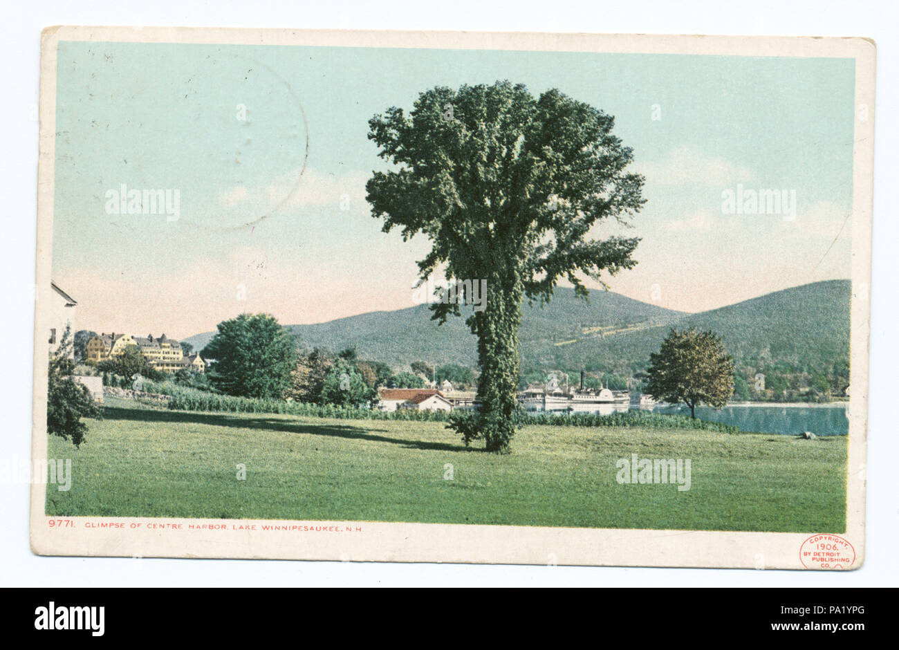 714 scorcio del centro Porto, Porto Centro, Lago Winnipesaukee, N. H (NYPL b12647398-68493) Foto Stock