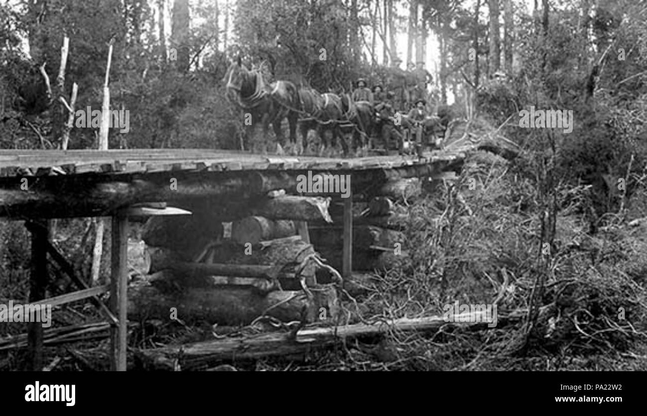115 cavallo tram a Kokiri, circa 1890 Foto Stock