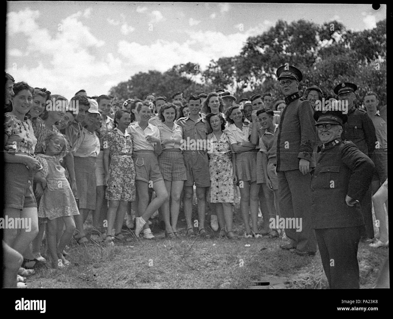251 SLNSW 27343 Esercito della Salvezza camp Collaroy Foto Stock