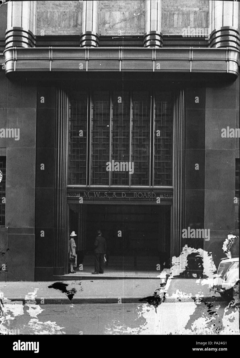 251 26960 SLNSW acqua edificio della scheda Foto Stock