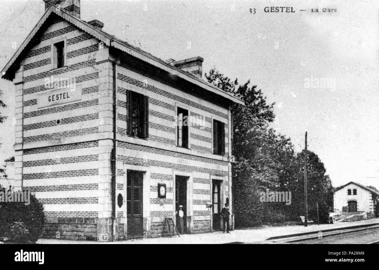 689 GareGestelbsBV1900 Foto Stock