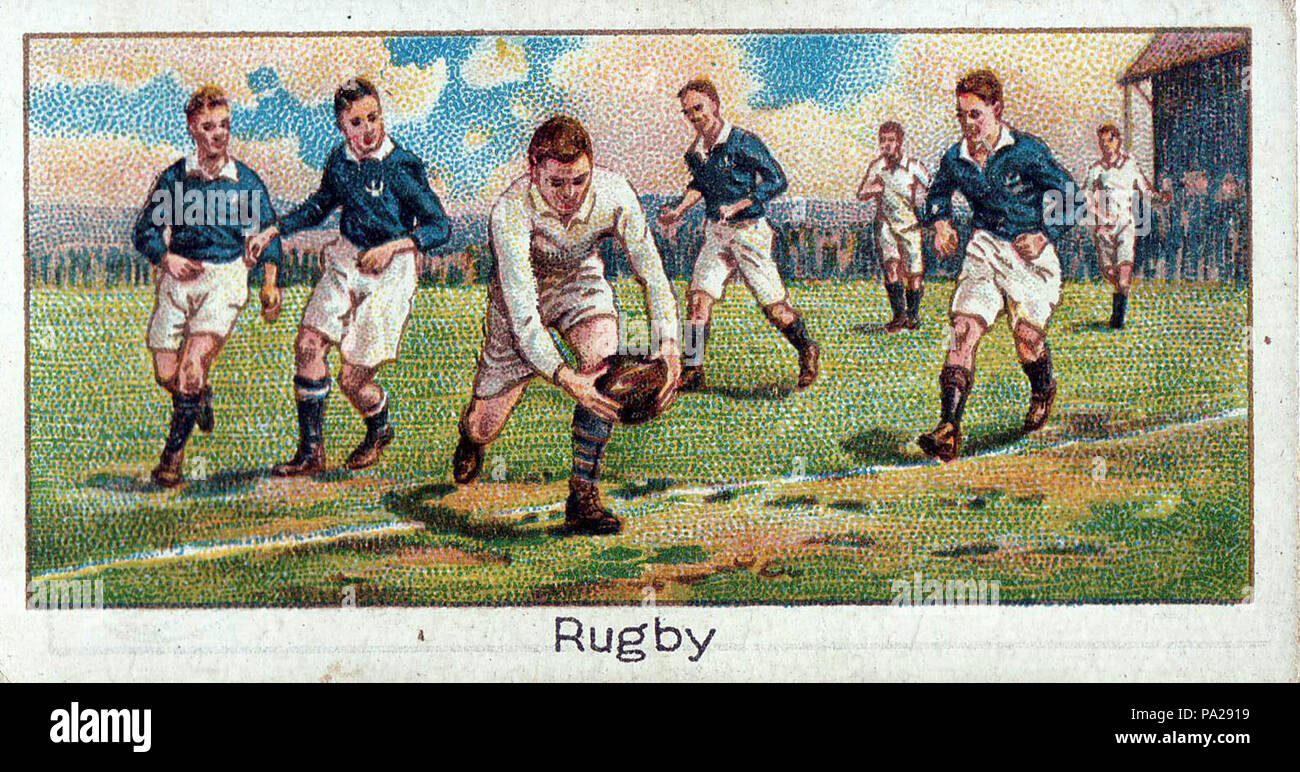 222 Rugby boguslavsky card Foto Stock