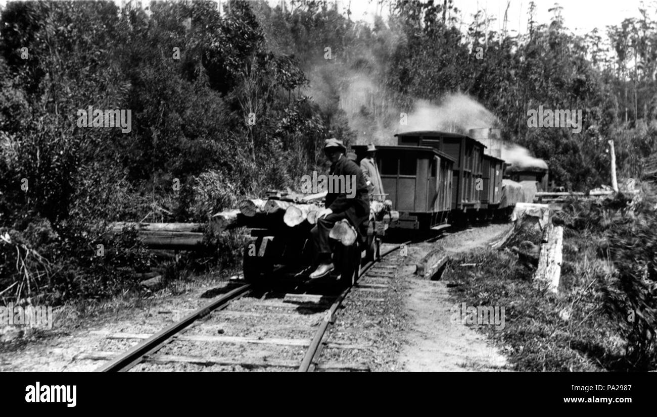 169 Marrawah tramvia da R C Harvey, Archivio della Tasmania NS1029-1-143 Foto Stock