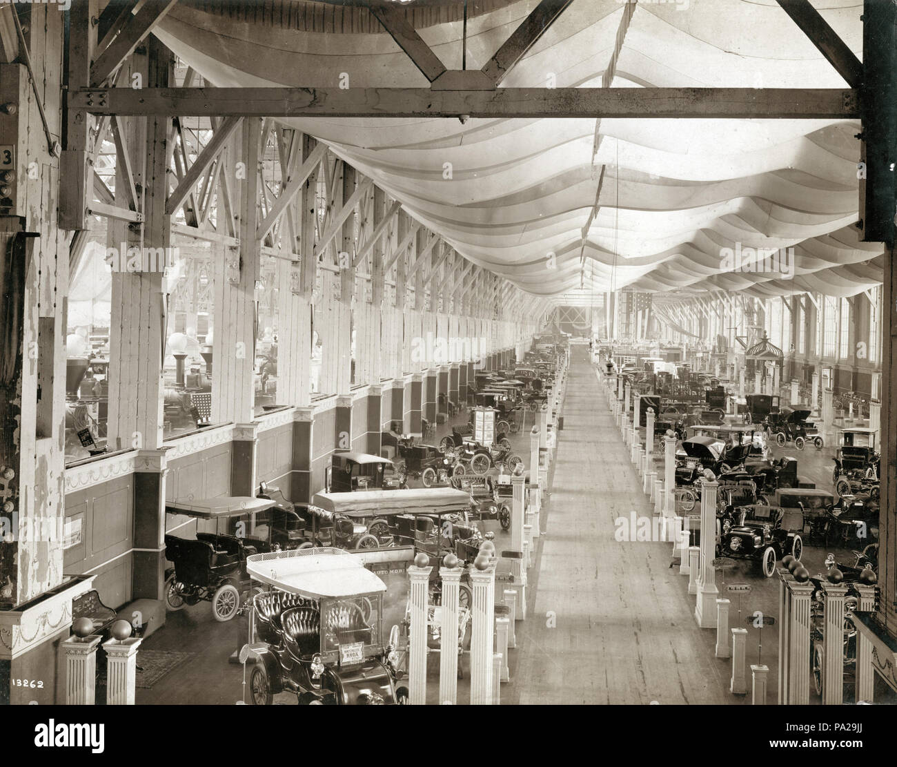 123 American Automobile sezione nel palazzo di trasporto al 1904 della fiera del mondo Foto Stock