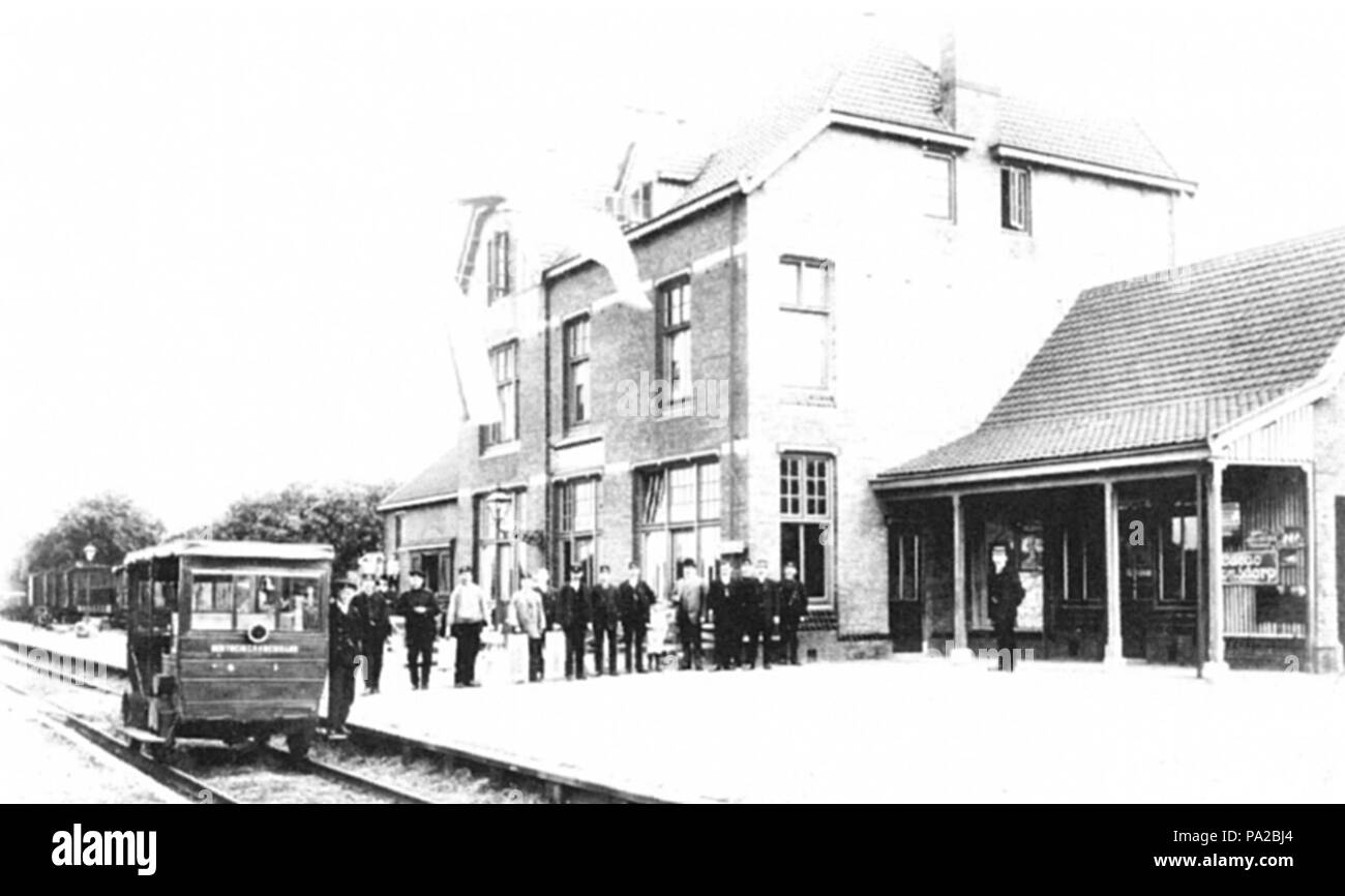 174 Bahnhof-coevorden-1910 Foto Stock