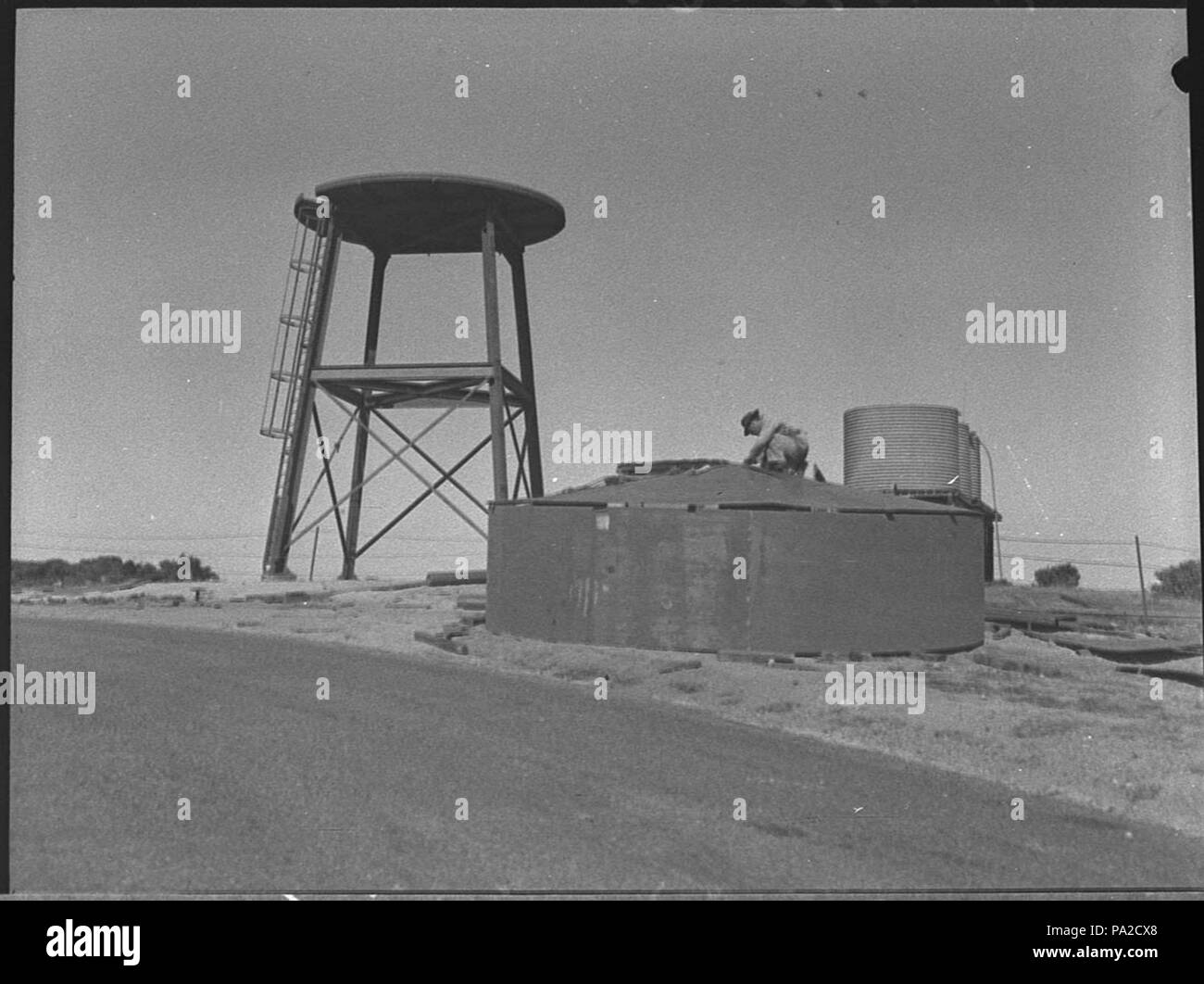 258 SLNSW 32809 Merewether serbatoio acqua Foto Stock