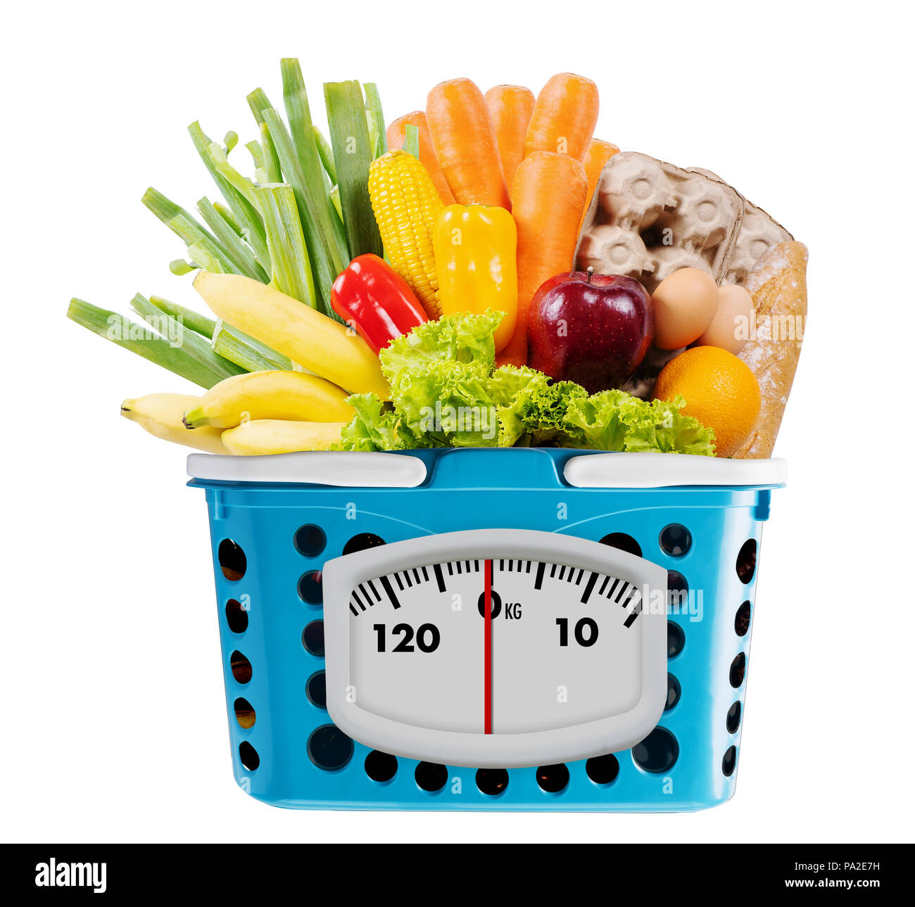 Dieta sana, mangiare cibo sano e pulito a mangiare cibo vegetale per la salute Foto Stock