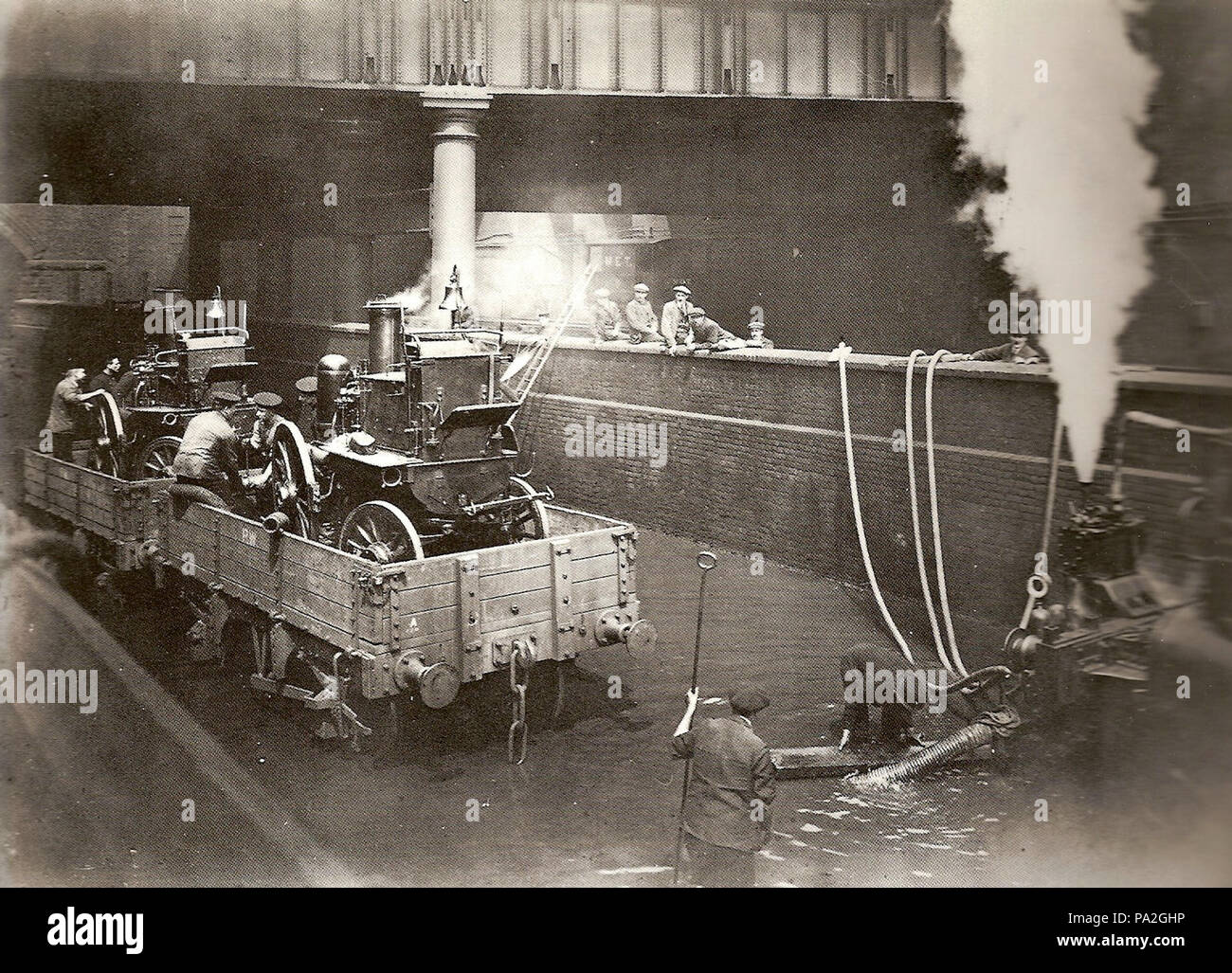 641 Farringdon Alluvione 1915 Foto Stock