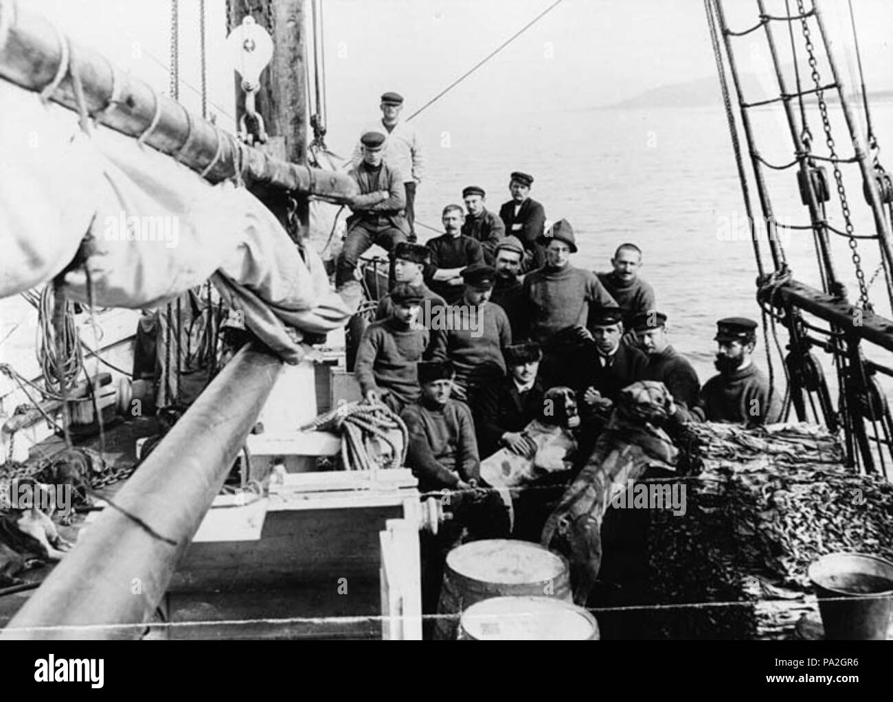 632 Expedition Schroeder-Stranz gruppo Foto Stock