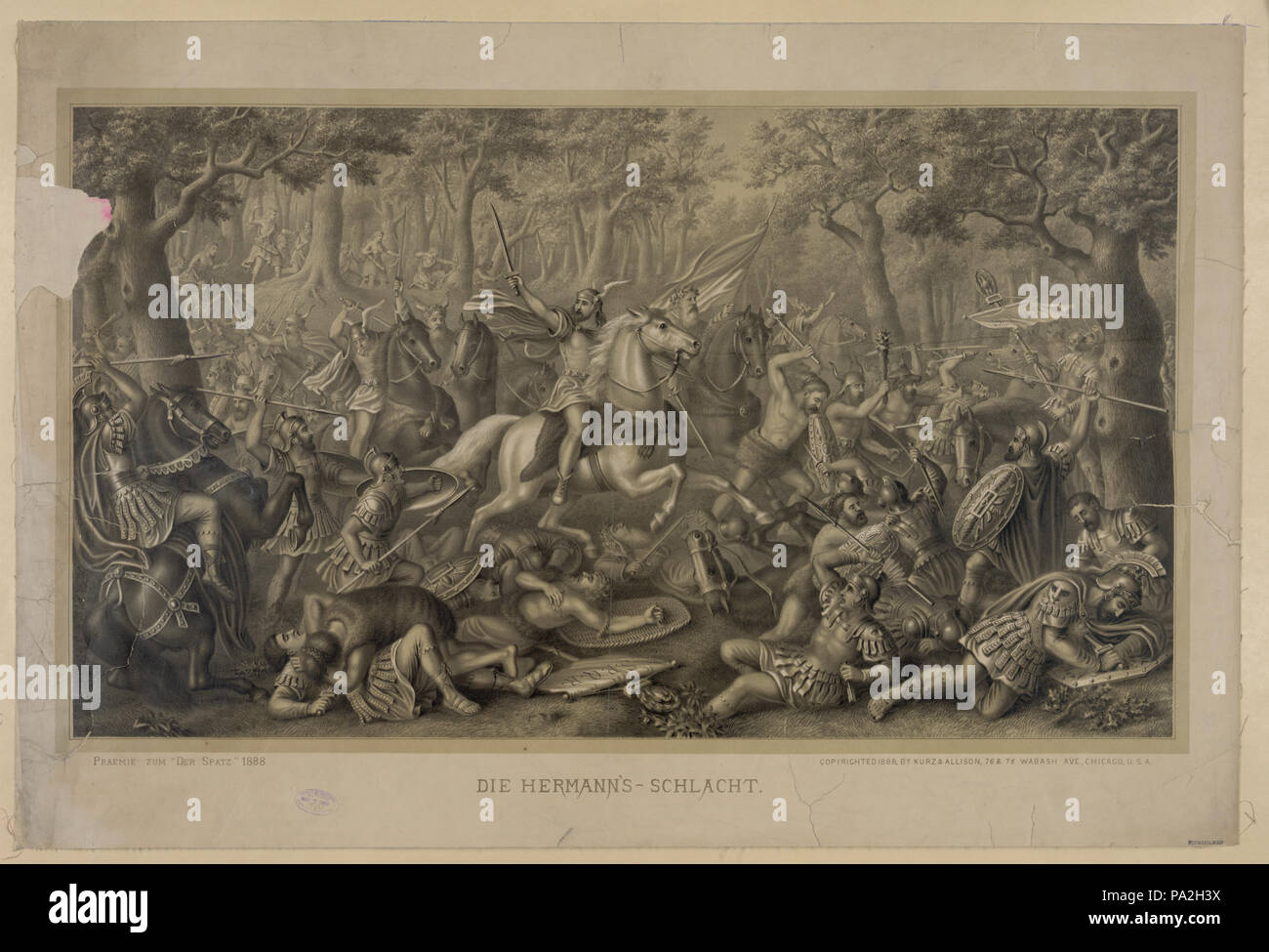 531 Die Hermann's-Schlacht LCCN2003656873 Foto Stock