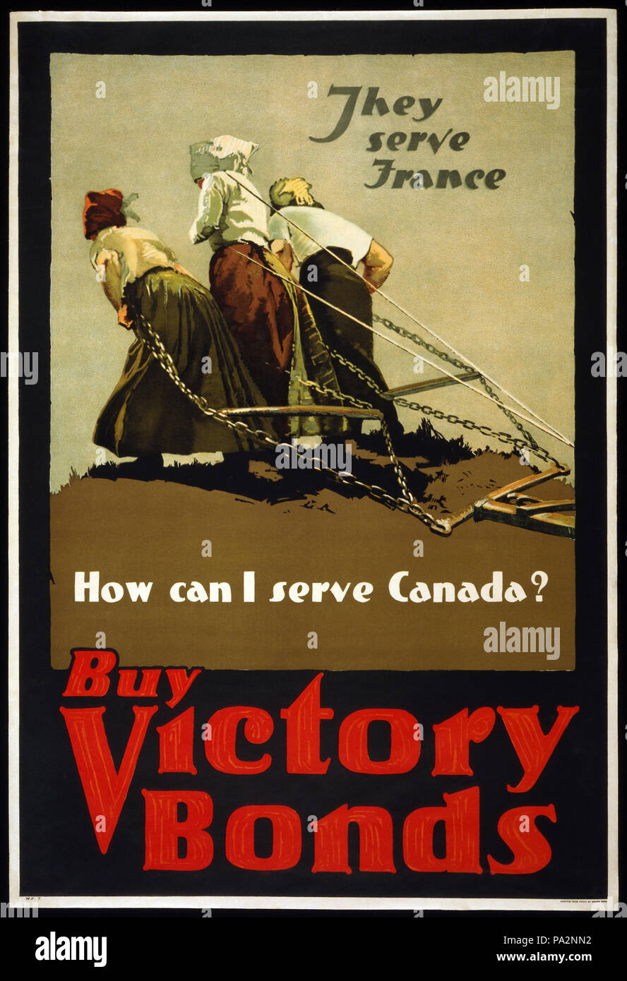 272 Canada WWI legami vittoria2 Foto Stock