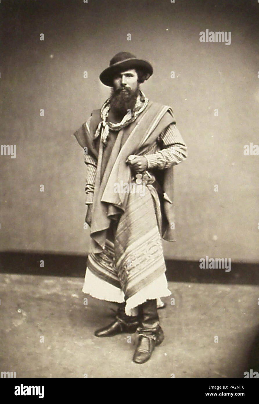 . Deutsch: Gaucho, Argentinien, Anonym, 1868-1876 . tra il 1868 e il 1876 691 Gaucho, Argentinien, Anonym, 1868-1876 Foto Stock