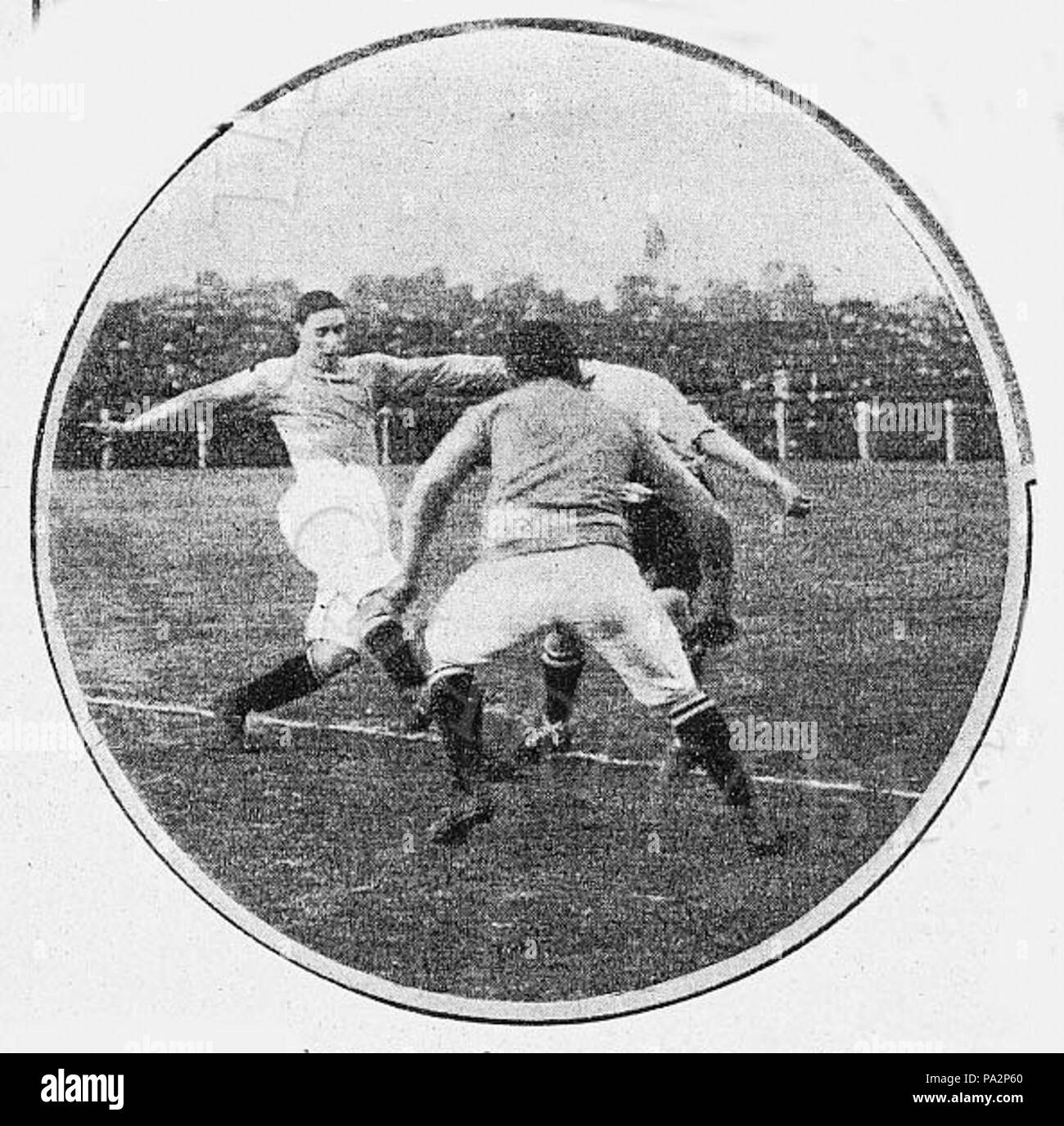 631 Everton v Tottenham arg 1909 Foto Stock