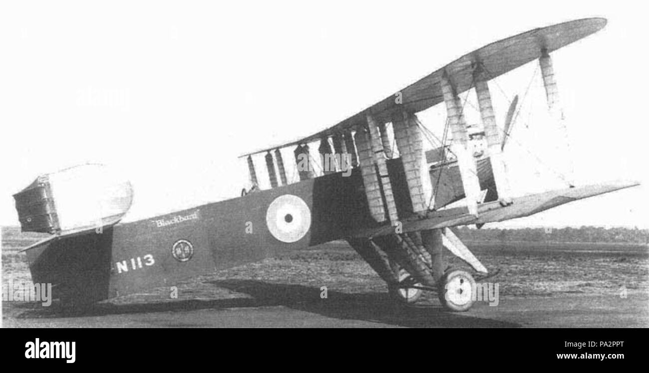 209 Blackburn Blackburd lato di aeromobili Foto Stock