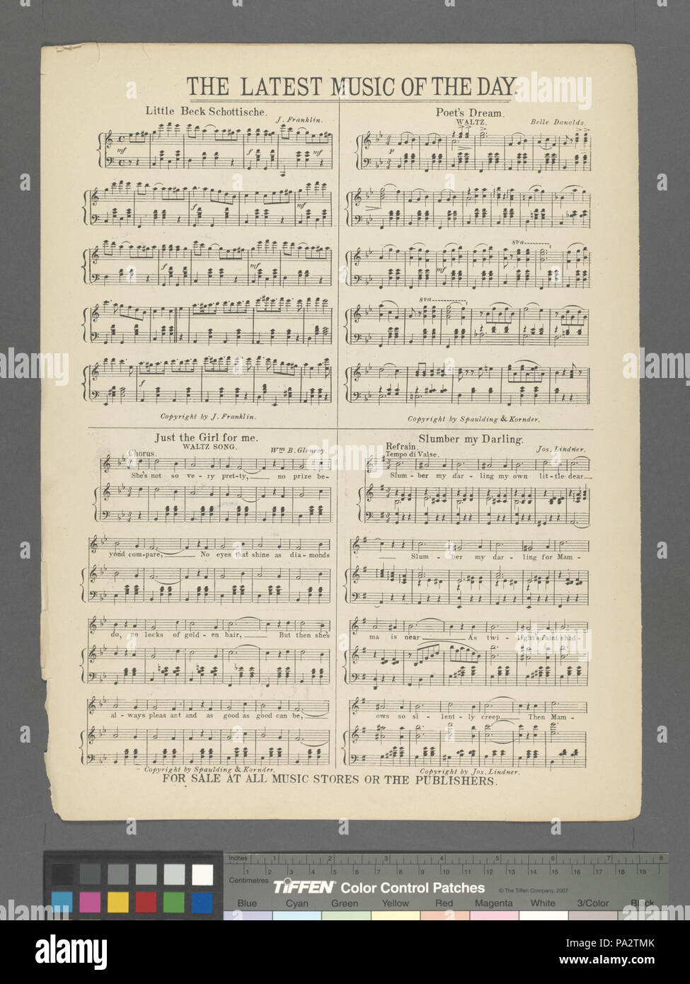 713 dare il mio amore a Nellie (NYPL ADE-454163-1703310) Foto Stock