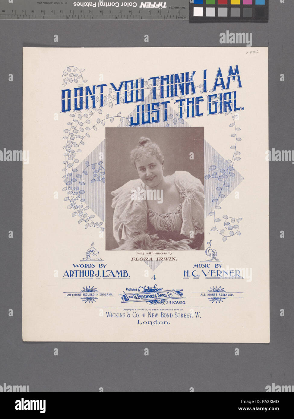 584 Non pensi che io sono solo la ragazza (NYPL ADE-464073-1165847) Foto Stock