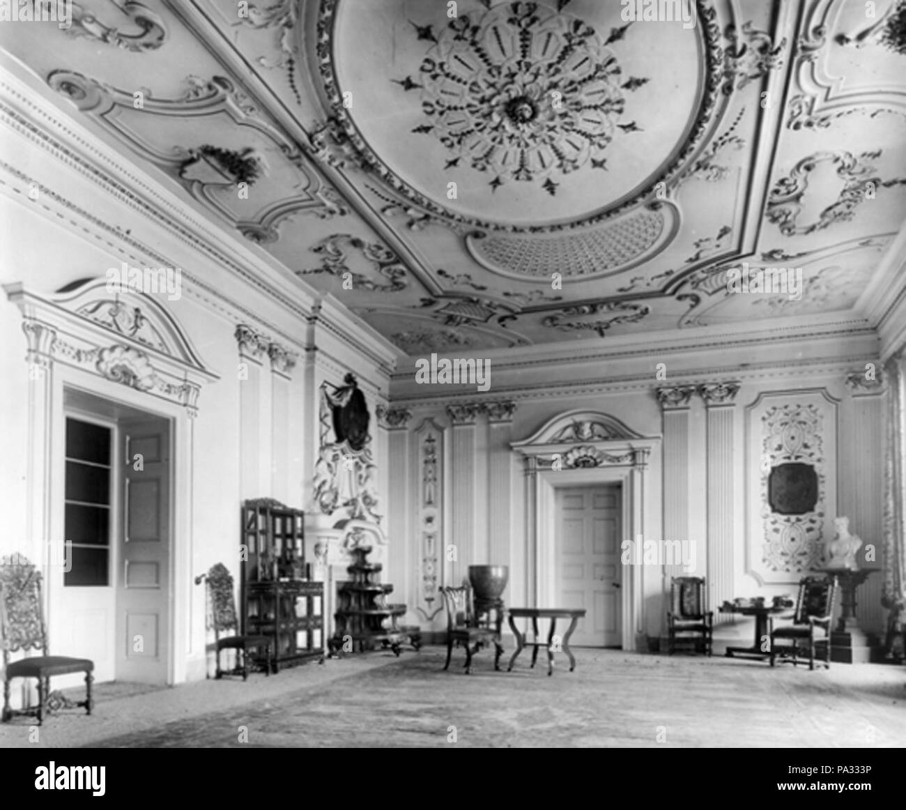 622 hall Sutton Scarsdale Hall 1919 Foto Stock