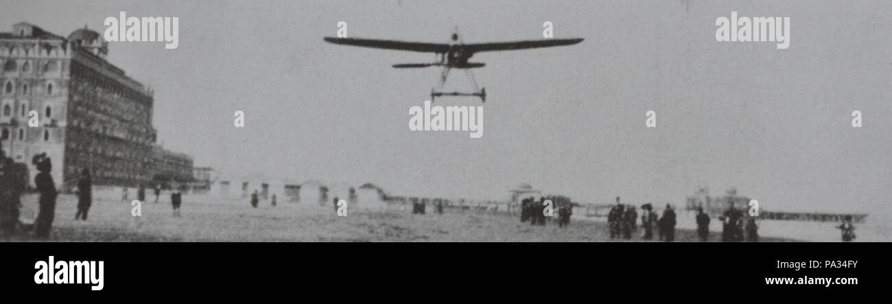 279 Caproni Ca.12 su Venezia, Aprile 1912 Foto Stock