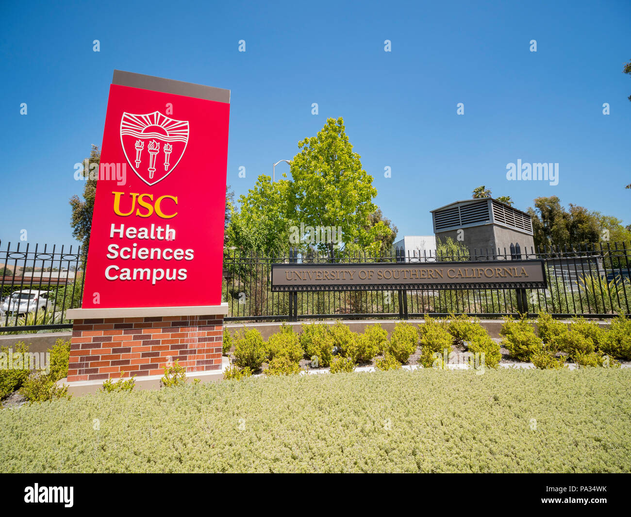 Los Angels, giu 9: University of Southern California Health Sciences Campus giu 9, 2018 a Los Angeles in California Foto Stock