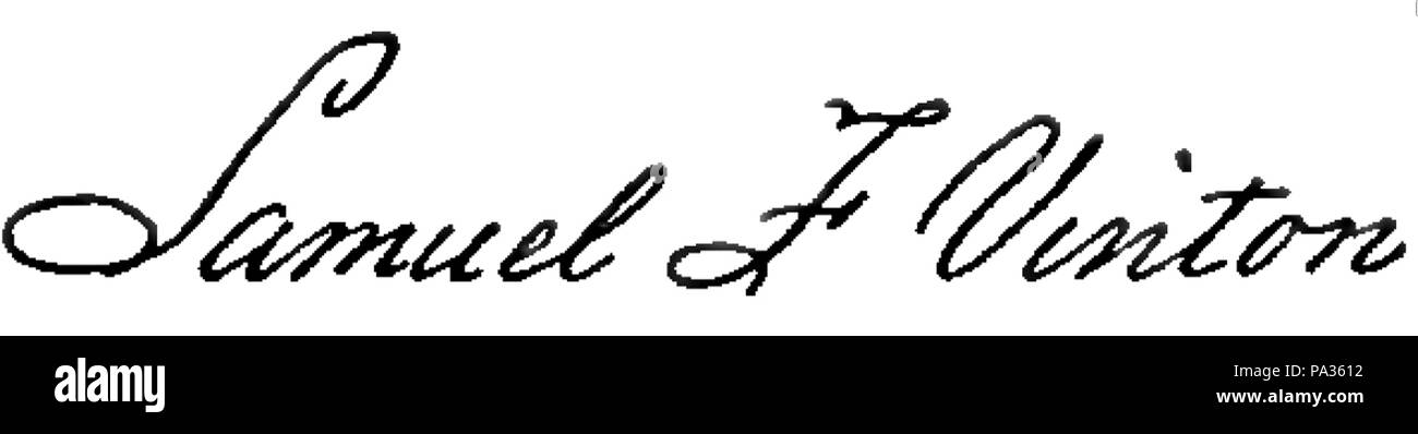 145 Appletons' Vinton Samuel Finley firma Foto Stock