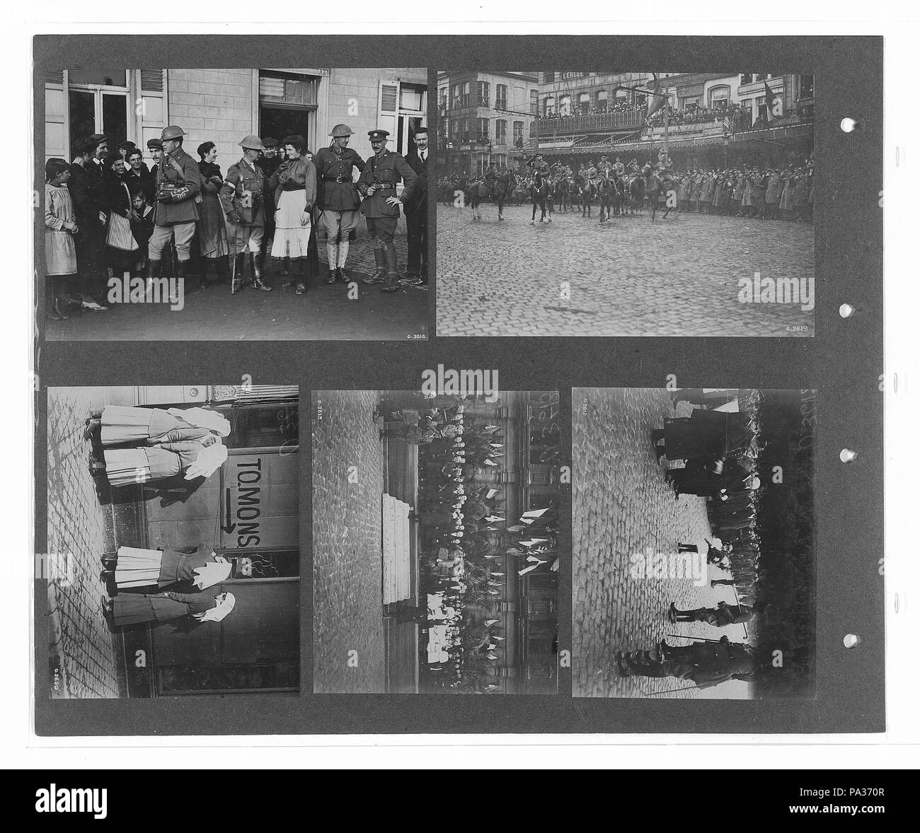 275 canadese guerra ufficiale fotografie (BL l.r.233.b.57.v4 f046r) originale Foto Stock