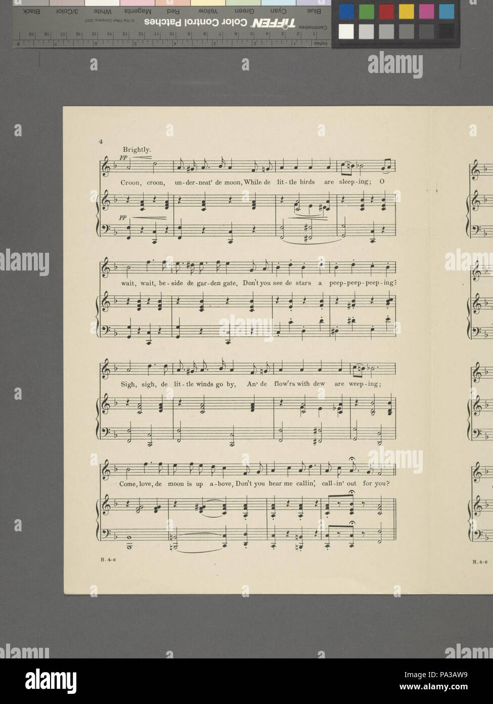 358 Croon, croon, underneat' de Luna (NYPL ADE-609431-1822497) Foto Stock