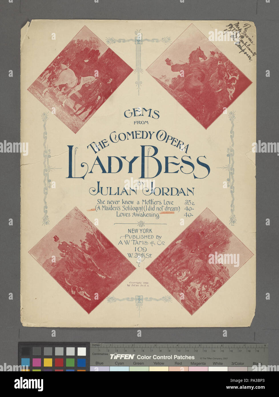 83 una fanciulla's soliloquy (non ho fatto alcun sogno) (NYPL ADE-464206-1165980) Foto Stock