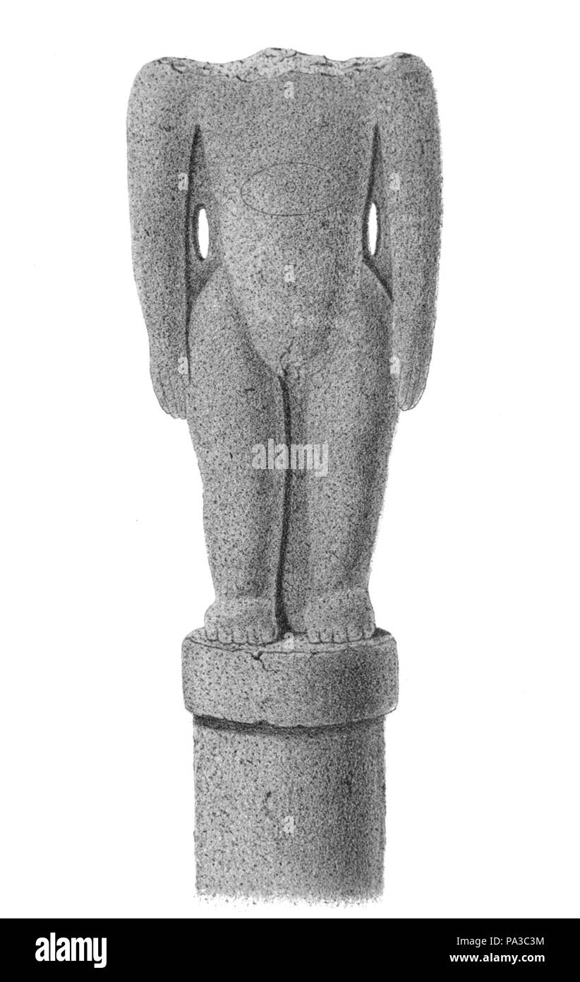 219 Bovaiala - piastra 4 - antichità Nicaraguense Foto Stock