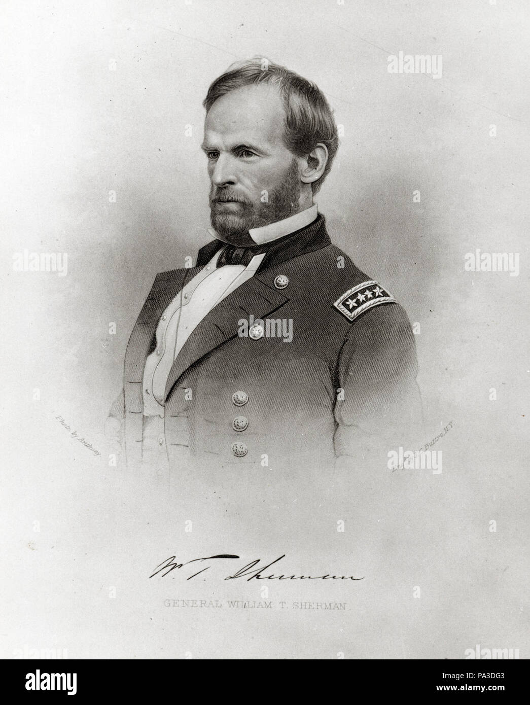 3 "General William T. Sherman" (unione) Foto Stock