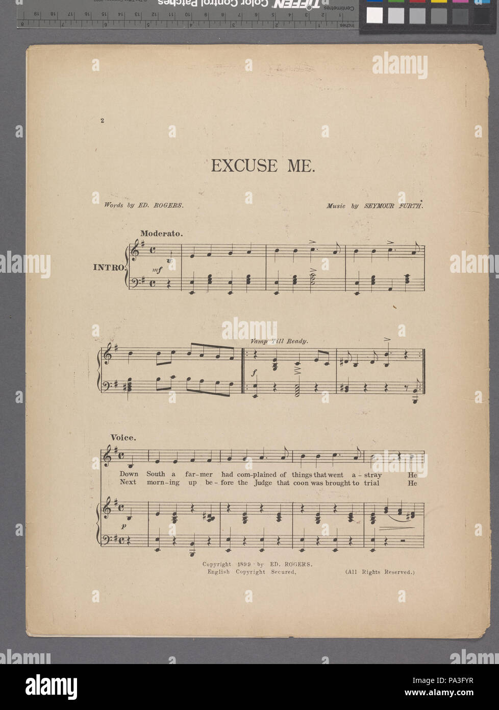 632 Mi scusi (NYPL ADE-608854-1958077) Foto Stock