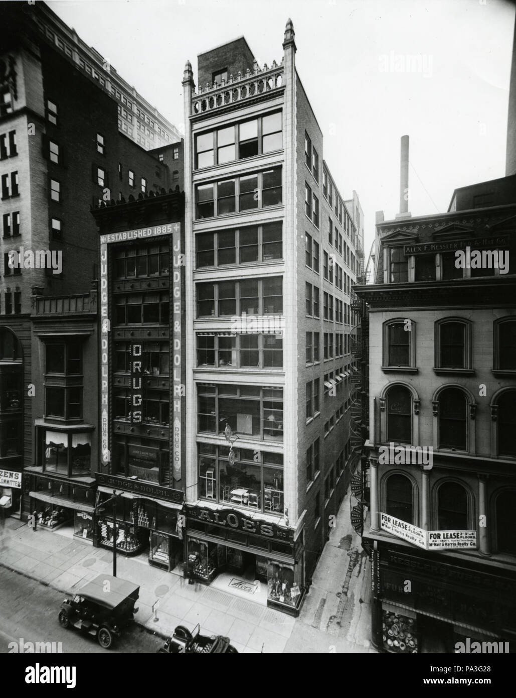 118 Aloe's edificio, 513 - 517 Olive Street Foto Stock