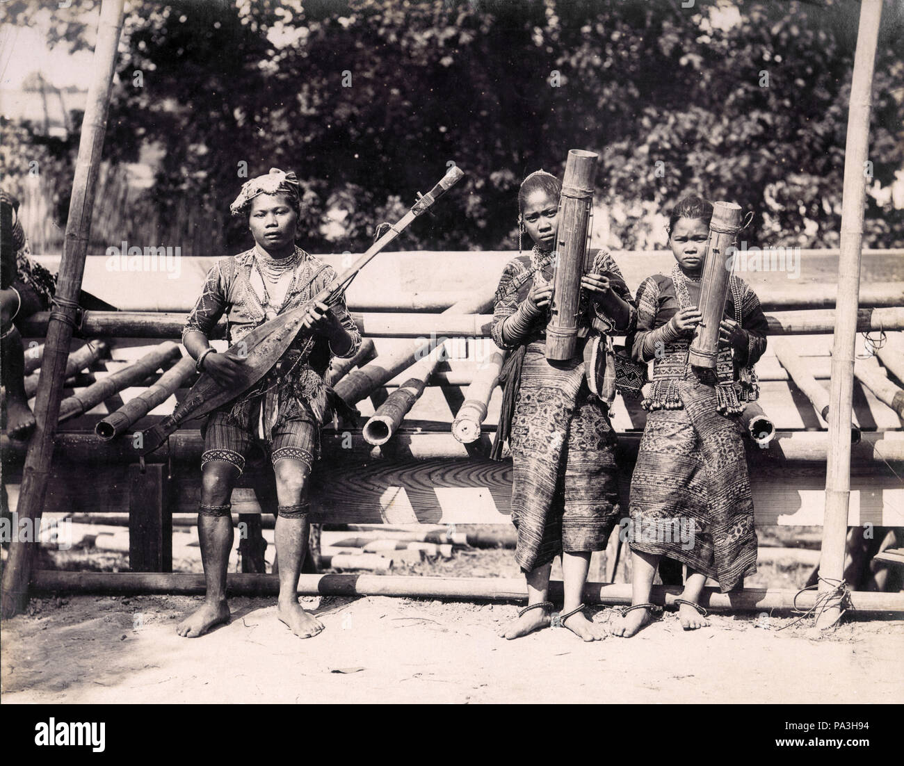 1 "Bagabo musicisti." Prenotazione filippino, Dipartimento di Antropologia, 1904 della fiera del mondo Foto Stock