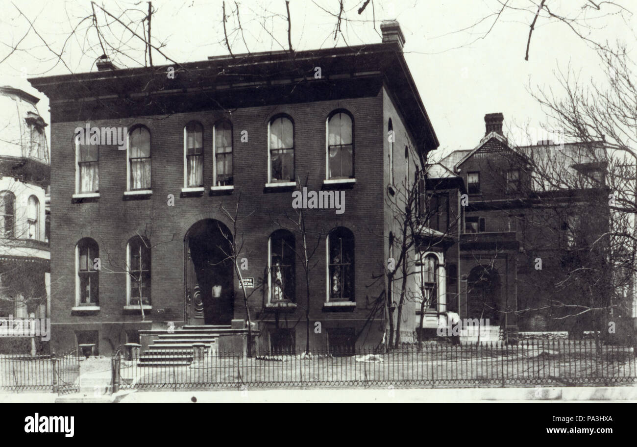 589 Il dottor George Engelmann Residence. Angolo nordoccidentale di Locust Street e Garrison Avenue Foto Stock