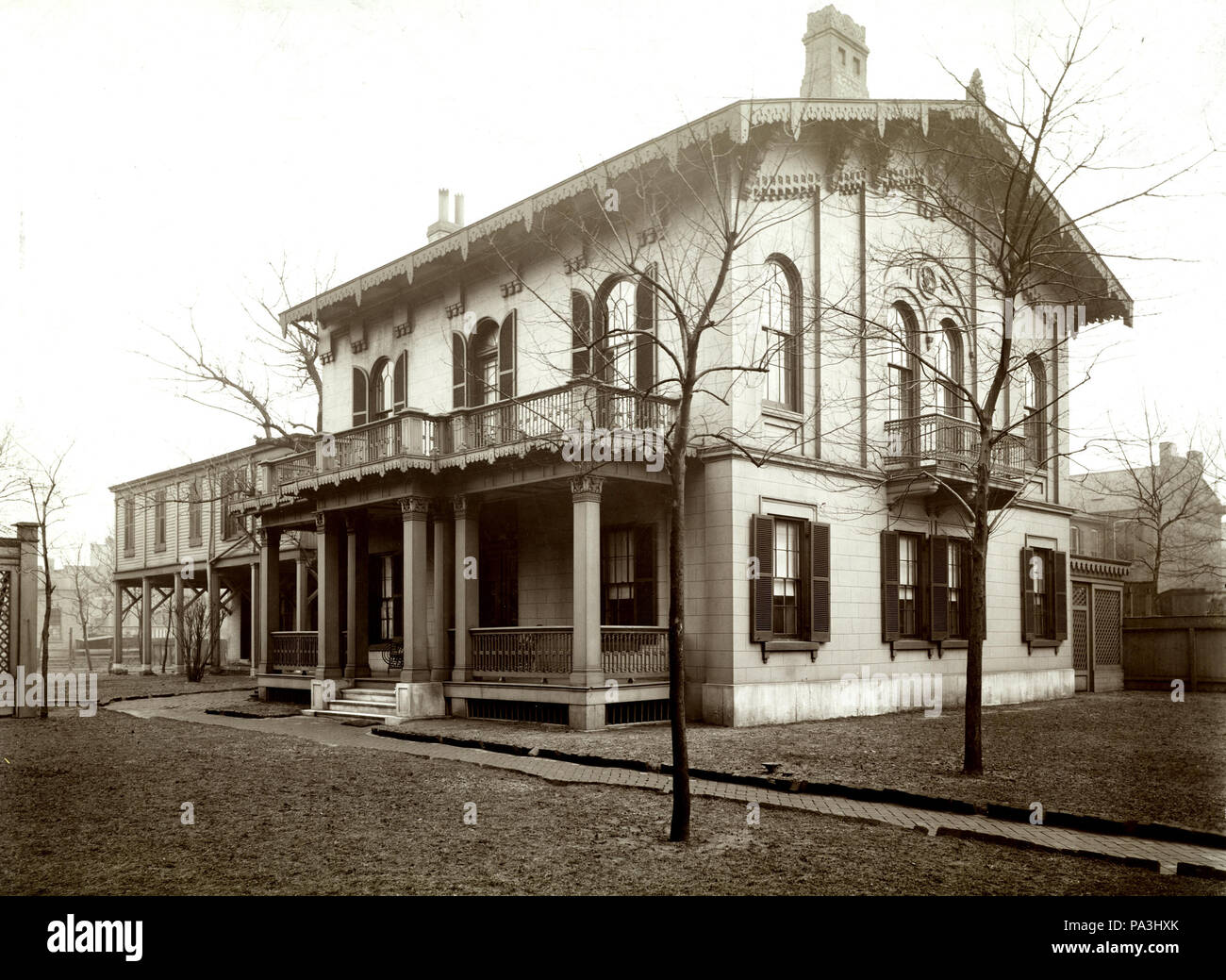 704 George Knapp Residence. 818 Gratiot Street Foto Stock