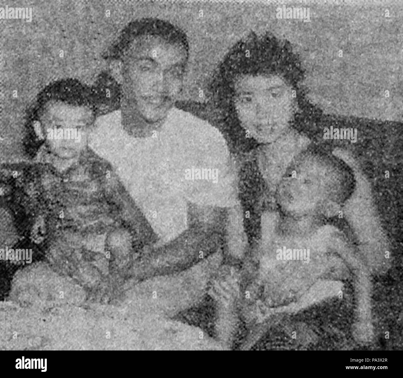 38 Bing Slamet e famiglia Foto Stock