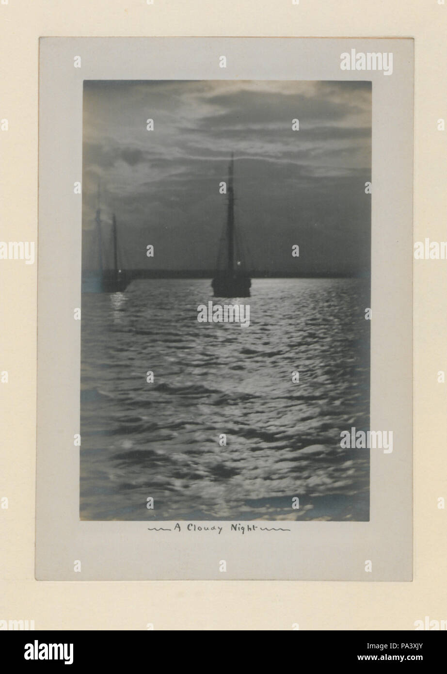 78 Una torbida notte (HS85-10-16953) originale Foto Stock