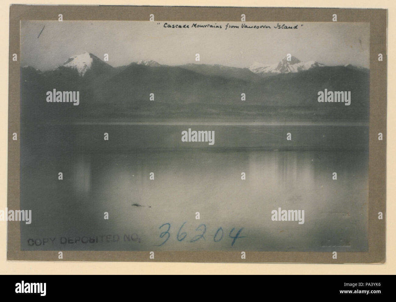 285 Cascade Mountains da Vancouver Island (HS85-10-36204) originale Foto Stock