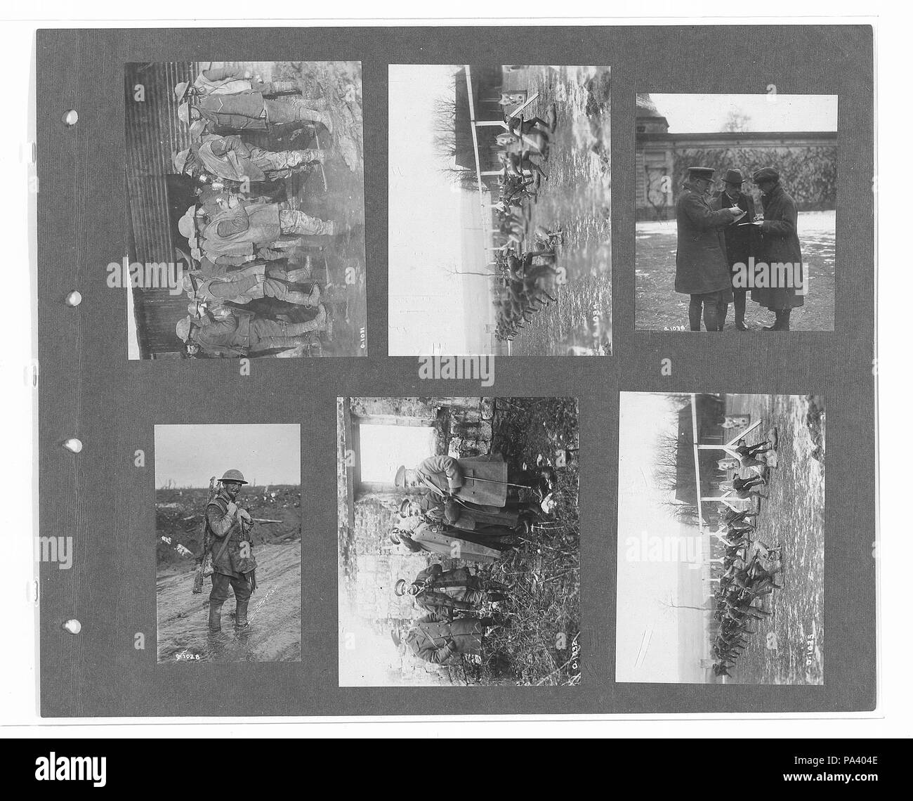 274 canadese guerra ufficiale fotografie (BL l.r.233.b.57.v2 f050r) originale Foto Stock