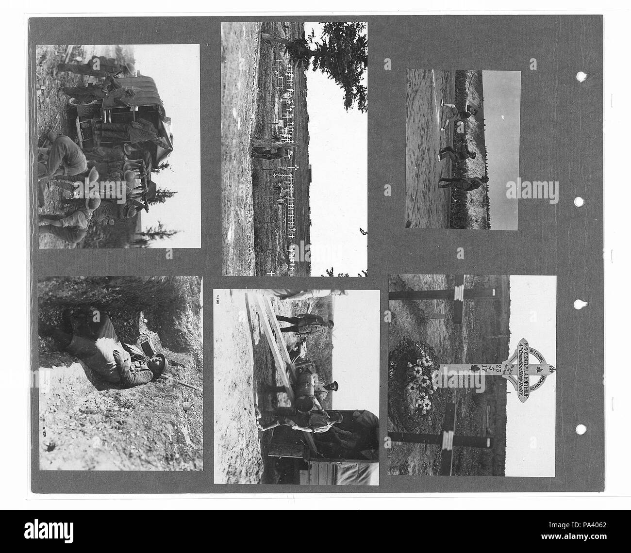 274 canadese guerra ufficiale fotografie (BL l.r.233.b.57.v2 f081r) originale Foto Stock