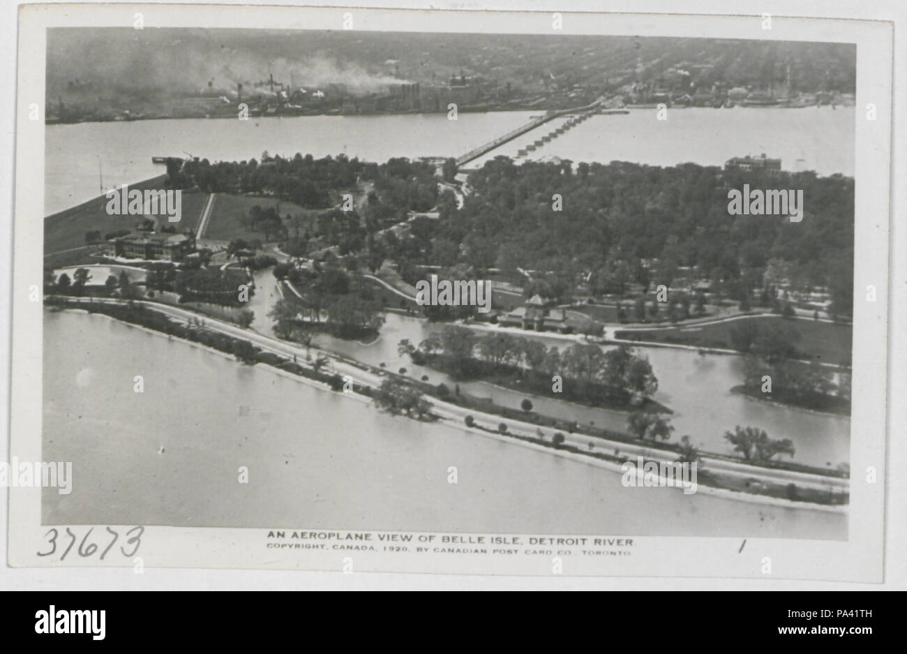 194 Belle isola da un aereo (HS85-10-37673) originale Foto Stock