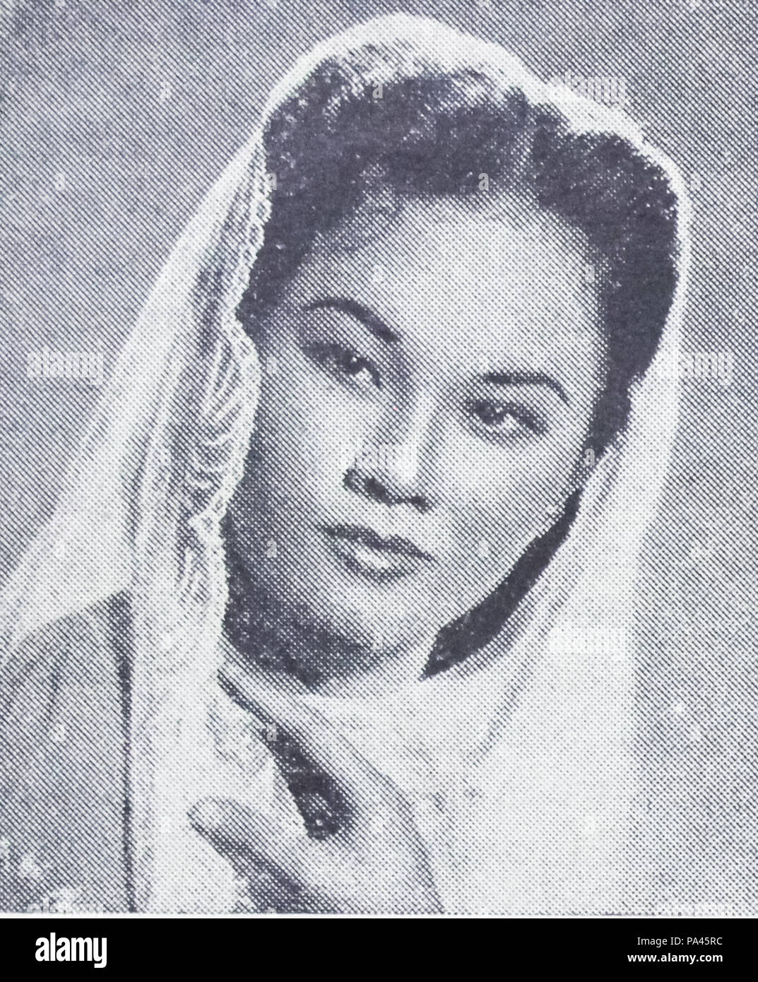 182 Netty Herawaty Film Varia Nov 1953 p35 Foto Stock