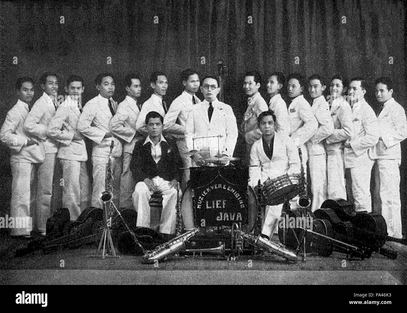 158 Lief Java divisione keroncong Foto Stock