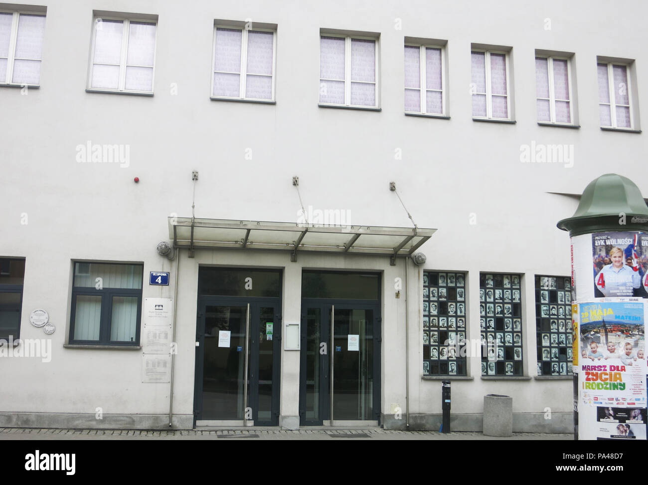 Oscar Schindler fabbrica, Museo Storico della Città di Cracovia, Lipowa street, quartiere di Zabłocie, Cracovia in Polonia Foto Stock