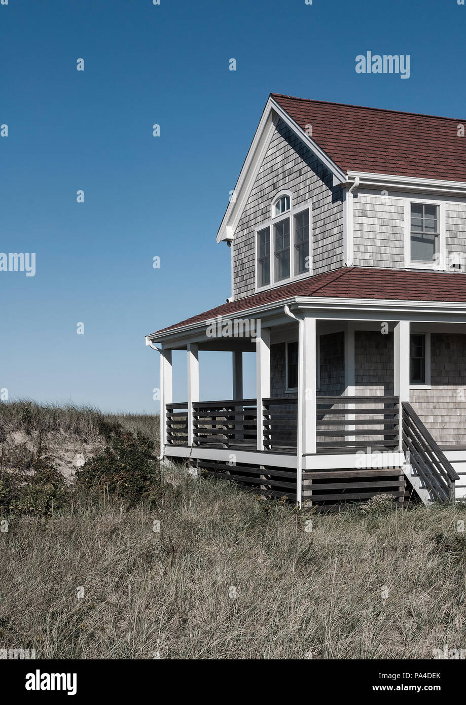 Rustico beach house, Cape Cod, Massachusetts, STATI UNITI D'AMERICA Foto Stock